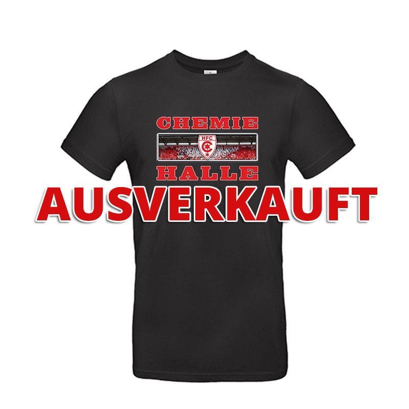 T-Shirt schwarz Chemie Halle