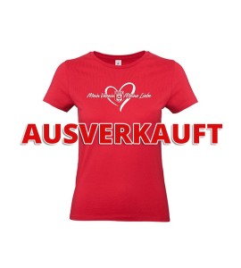 Damen T-Shirt rot
