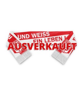 Seidenschal Rot und Weiß...