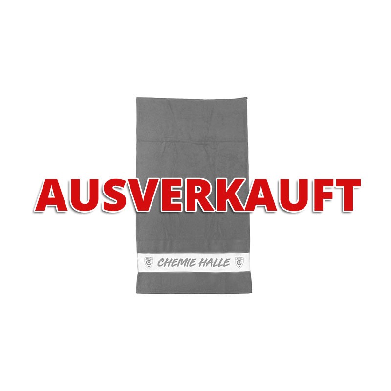 Handtuch grau Chemie Halle