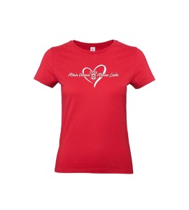 Damen T-Shirt rot